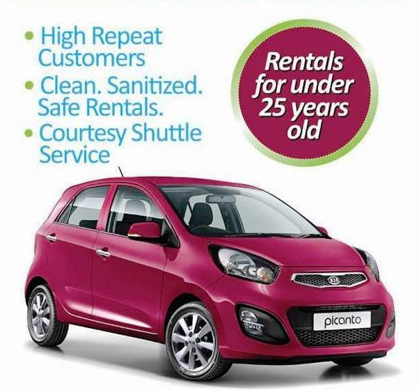 img: Kia Picanto Economy Car. Clean, sanitized safe rentals. Courtesy Shuttle Service. Rentals for under 25 years old. From SaveMore Rent-A-Car Grand Cayman